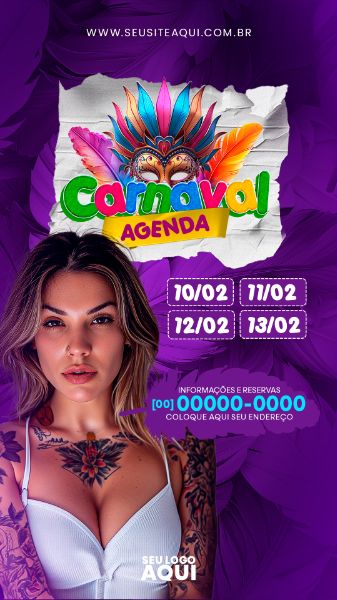 STORY | CARNAVAL | CARNIVAL | FESTA | PSD EDITÁVEL