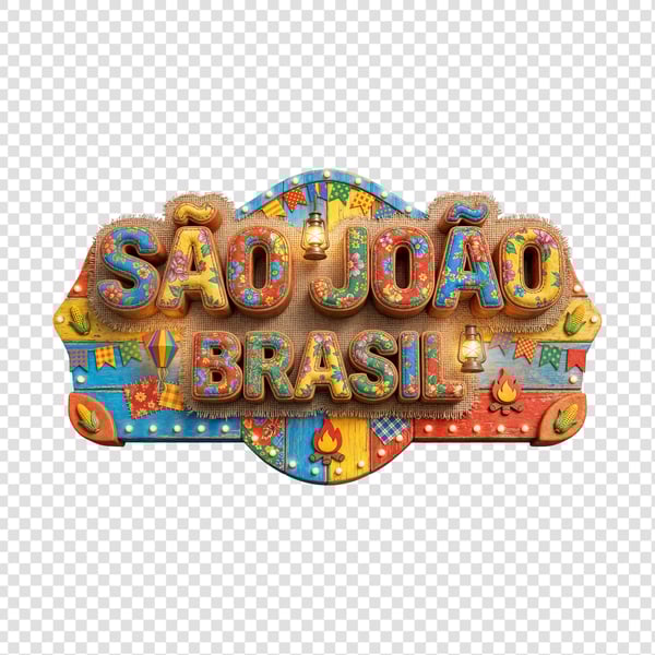 SELO 3D SÃO JOÃO BRASIL 01