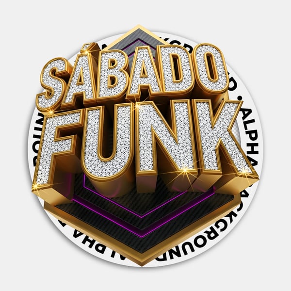 SELO 3D SÁBADO FUNK REALISTA 01