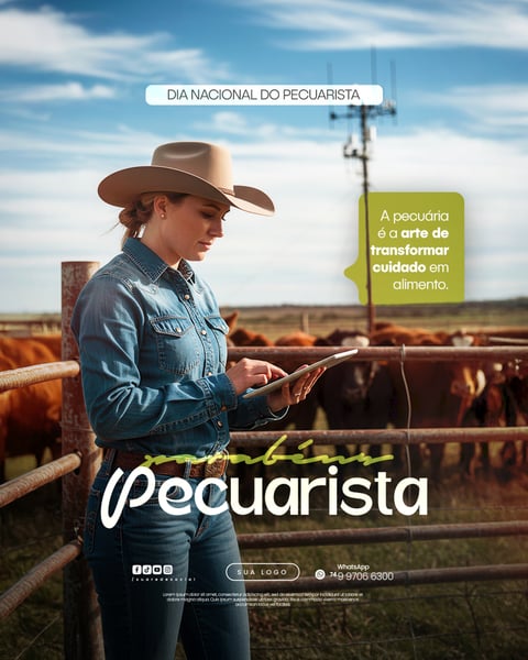 15 DE JULHO - DIA NACIONAL DO PECUARISTA - FLYER SOCIAL MEDIA PSD EDITÁVEL 7