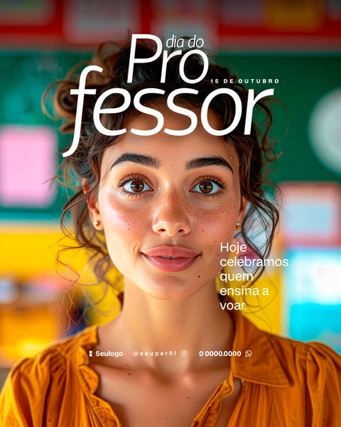 DIA DO PROFESSOR SOCIAL MEDIA PSD FLYER 3