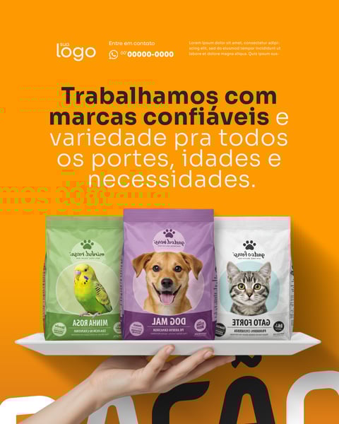 SOCIAL MEDIA RAÇÃO PARA PET