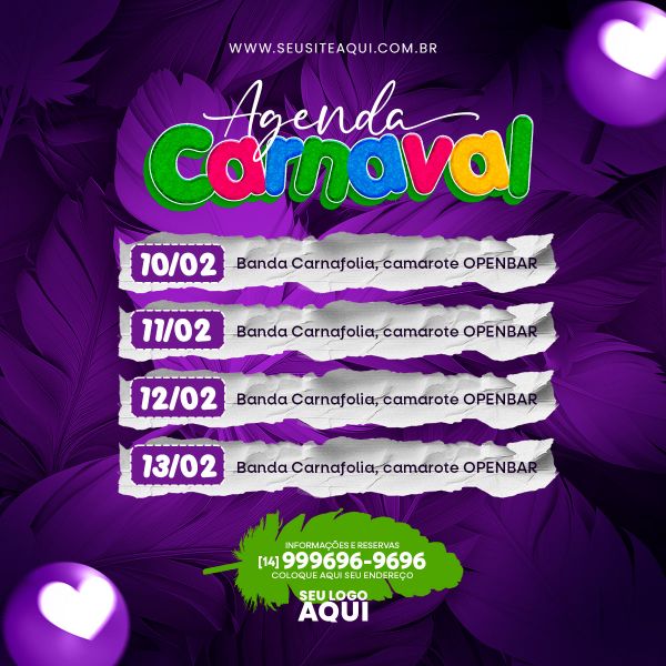 CARNAVAL | CARNIVAL | FESTA | PSD EDITÁVEL