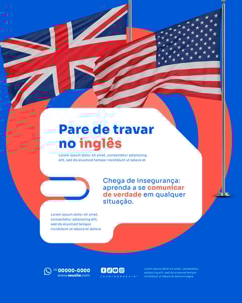 ESCOLA DE INGLÊS SOCIAL MEDIA PSD EDITÁVEL 3