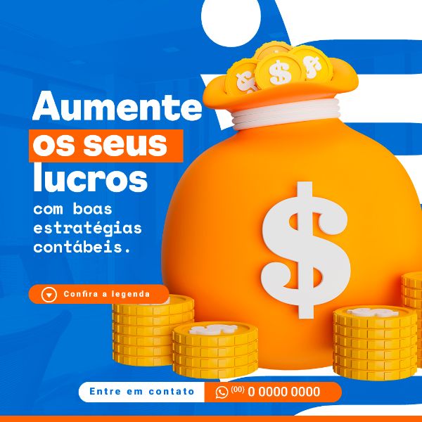AUMENTE OS SEU LUCROS CONTABILIDADE PSD EDITÁVEL