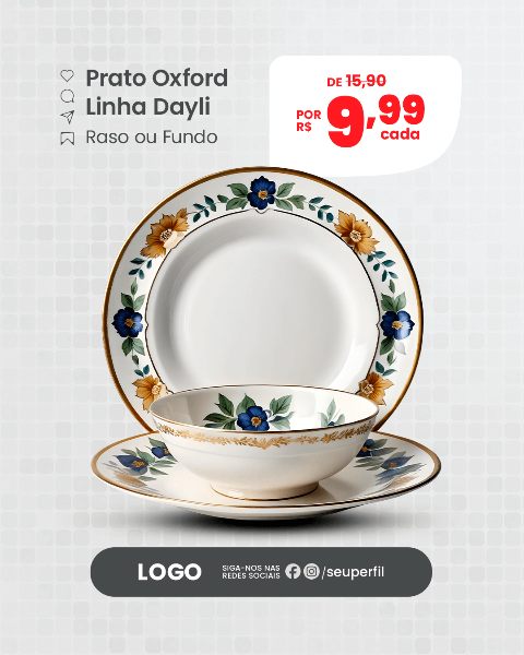 SOCIAL MEDIA - LOJA DE UTILIDADES DE R$ 10,00