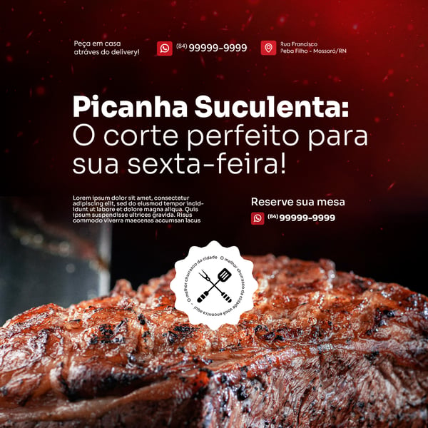 HOS CHURRASCARIA - PICANHA SUCULENTA 