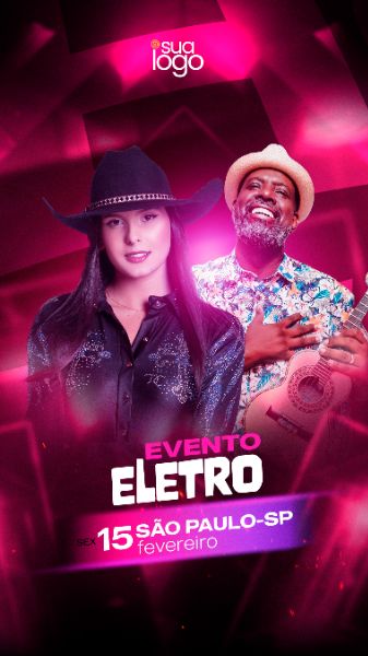 FLYER NOITE COM ELES CARNAVAL ELETRO STORY