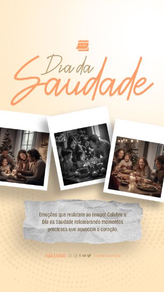 STORY - DIA DA SAUDADE - EMOÇÕES QUE RESISTEM AO TEMPO