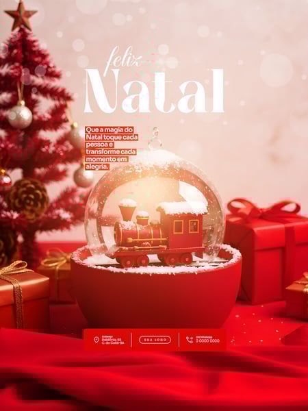 FELIZ NATAL 25 DE DEZEMBRO SOCIAL MEDIA PSD EDITÁVEL 9