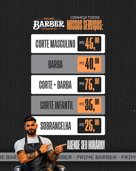 PRIME BARBER - BARBEARIA
