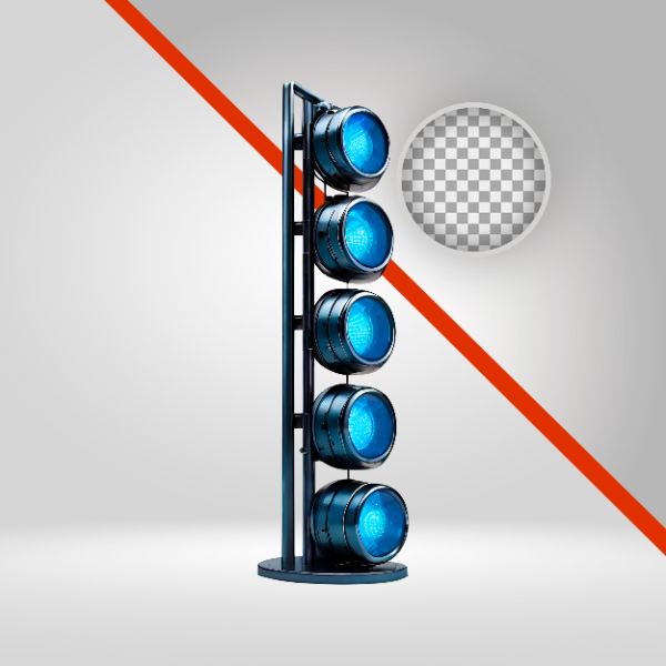 REFLETOR 3D-IA, LUZES PARA FLYER DE EVENTO, LUZ LED, SPOT 3D, LUZ AZUL BALADA, NEON, TEMA BAILE FUNK, ELEMENTO PNG