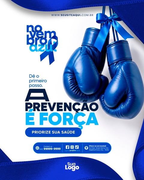 FEED NOVEMBRO AZUL SOCIAL MEDIA PSD EDITÁVEL 21