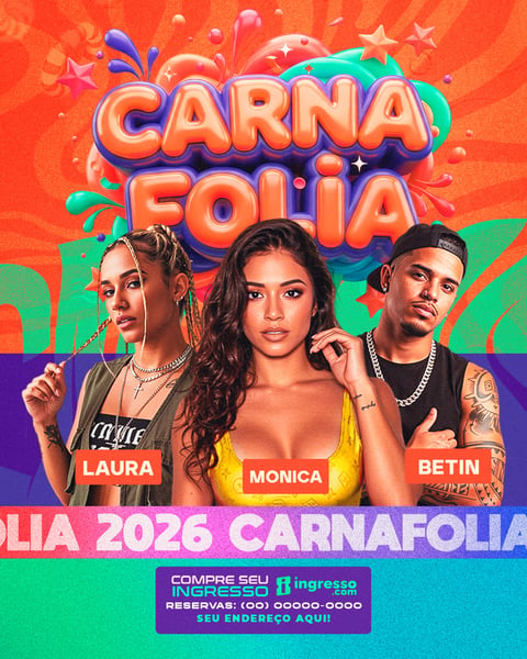FLYER PARA EVENTOS CARNAFOLIA FEED