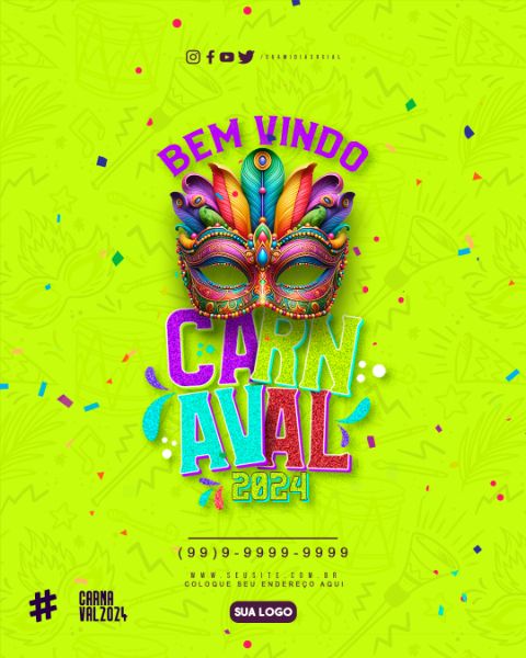 BEM VINDO CARNAVAL 2024 STORIES