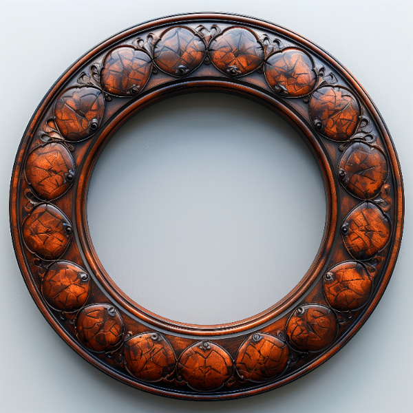 ELEMENTO DE FERRO ANTIGO 3D | FUTURISTA | IMAGEM