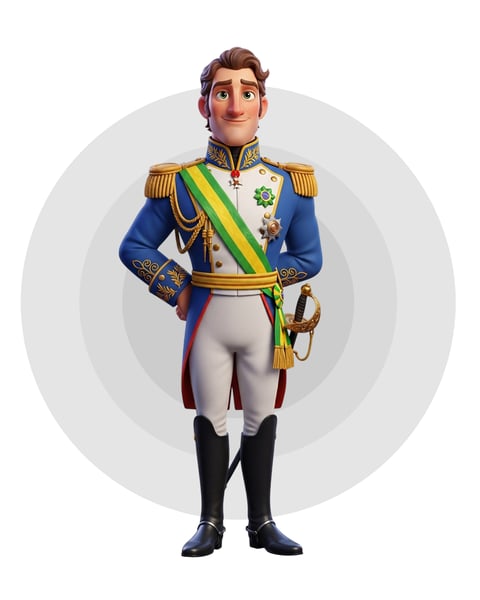 Mascote 7 de setembro independência do Brasil