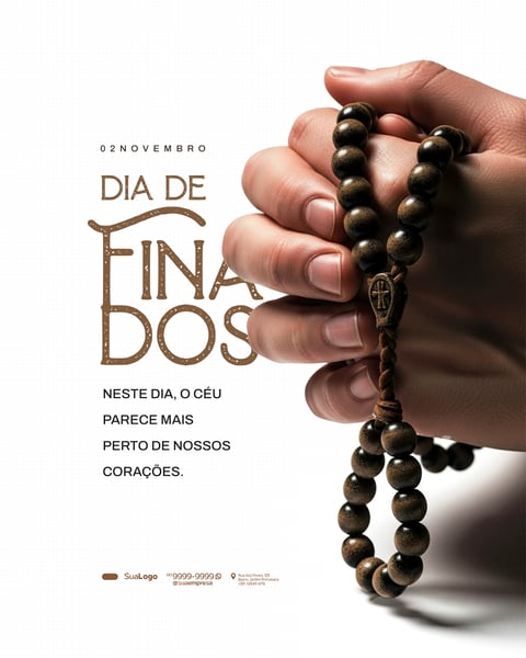DIA DE FINADOS 02 DE NOVEMBRO SOCIAL MEDIA 4 PSD EDITÁVEL