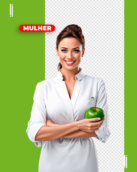 NUTRICIONISTA | NUTRIÇÃO | SAÚDE | SAUDÁVEL | IMAGEM SEM FUNDO | PSD EDITÁVEL
