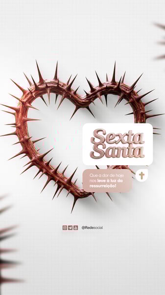 RZL SEXTA-FEIRA SANTA - SEMANA SANTA - SEXTA FEIRA 18 DE ABRIL SOCIAL MEDIA P5D EDITÁVEL (5)