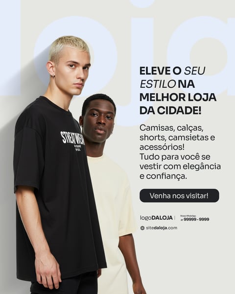 LOJA DE ROUPA MASCULINA