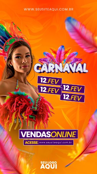 STORY - CARNAVAL | CARNIVAL | FESTA | PSD EDITÁVEL