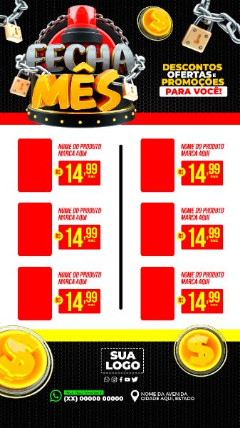 ENCARTE FECHA MÊS SOCIAL MEDIA