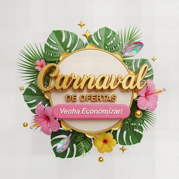 SELO 3D CARNAVAL DE OFERTAS VEM ECONOMIZAR 06