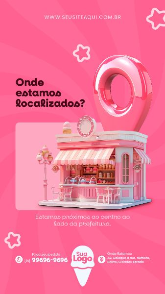 STORY - SORVETERIA - SORVETE | SOCIAL MEDIA | PSD EDITÁVEL