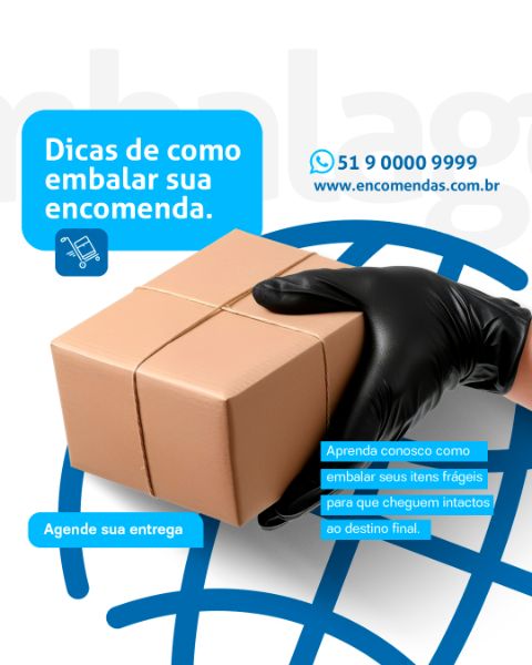 TRANSPORTADORA DICAS PARA EMBALAR ENCOMENDA PSD