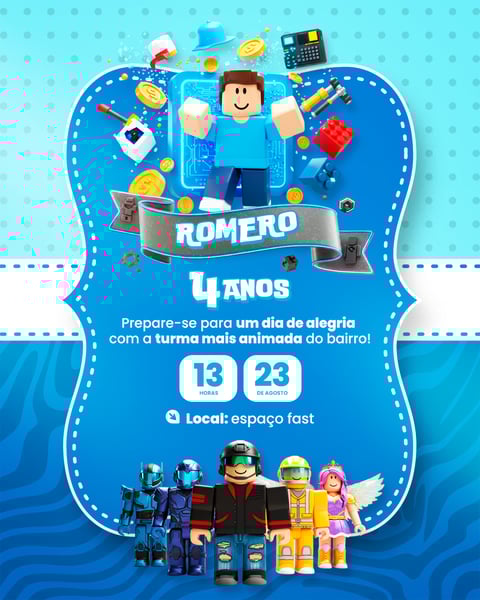 OSS CONVITE DE ANIVERSÁRIO INFANTIL ROBLOX MODELO PSD EDITÁVEL (1)