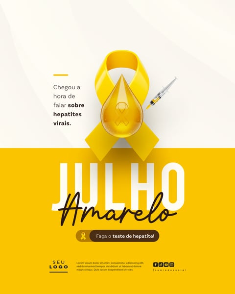 INÍCIO DO JULHO AMARELO HEPATITES VIRAIS CAMPANHA DE SAÚDE FEED 2