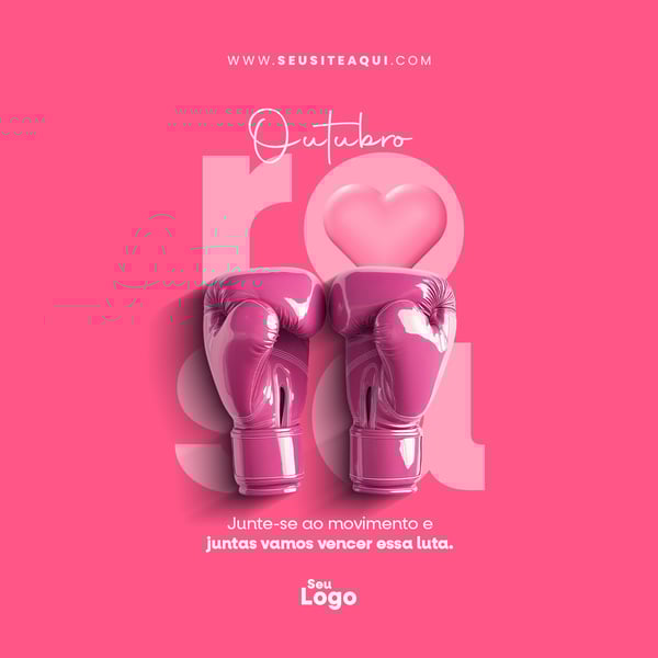 FEED QUADRADO OUTUBRO ROSA SOCIAL MEDIA