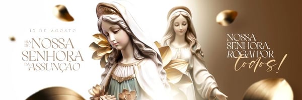 POST DIA DE NOSSA SENHORA DA ASSUNÇÃO 15 DE AGOSTO PSD EDITÁVEL SOCIAL MEDIA CARROSSEL