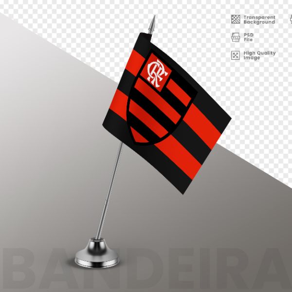 ELEMENTO PARA COMPOSIÇÃO BANDEIRA FLAMENGO