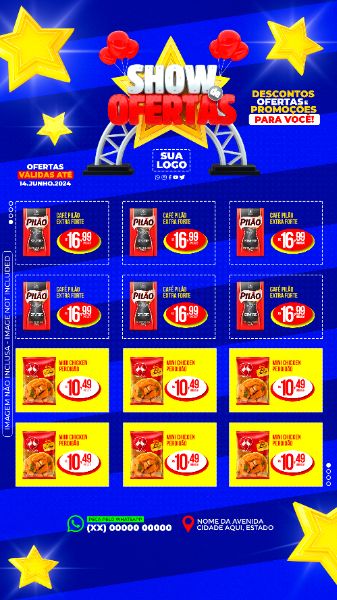 ENCARTE SHOW DE OFERTAS SOCIAL MEDIA