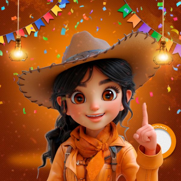 MASCOTES DE FESTA JUNINA MODELO 56