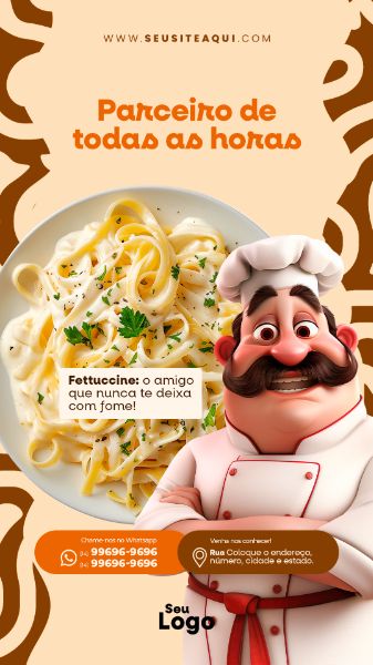 STORY - CASA DE MASSAS | RESTAURANTE | PSD EDITÁVEL