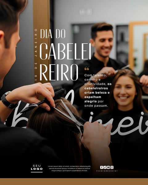 DIA DO CABELEIREIRO 19 DE JANEIRO SOCIAL MEDIA PSD EDITÁVEL 4