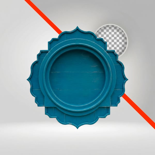 PLACA DE MADEIRA AZUL 3D DECORAÇÃO SÃO JOÃO 04
