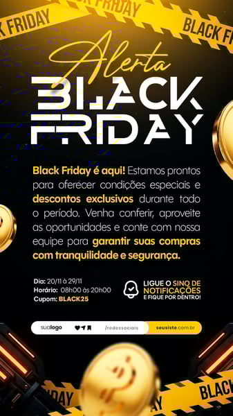 BLACK FRIDAY AVISO COMUNICADO ANÚNCIO STORY SOCIAL MEDIA PSD EDITÁVEL 3