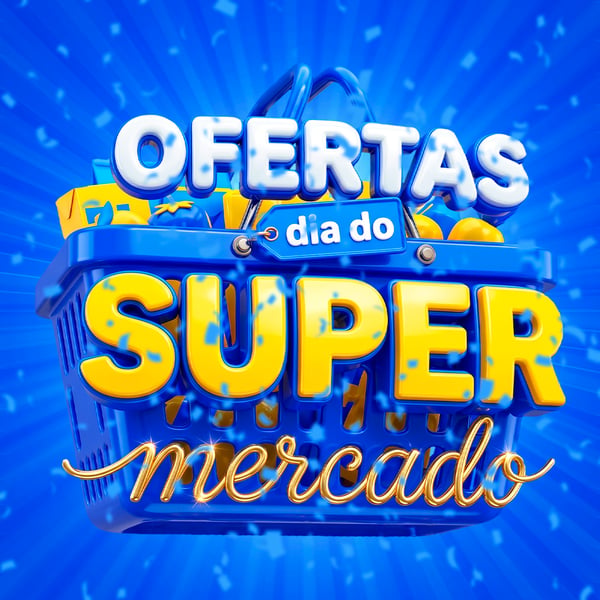 SELO 3D PARA SUPERMERCADOS MODELO 02