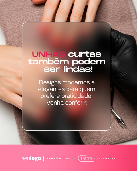 MANICURE - UNHAS CURTAS TAMBÉM SÃO LINDAS