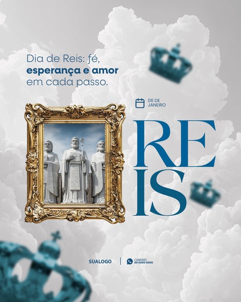 DIA DE REIS 06 DE JANEIRO SOCIAL MEDIA PSD EDITÁVEL 02