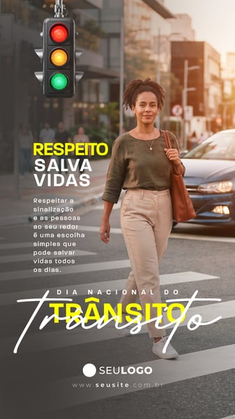 STORY SOCIAL MEDIA DIA NACIONAL DO TRÂNSITO PSD EDITÁVEL 01