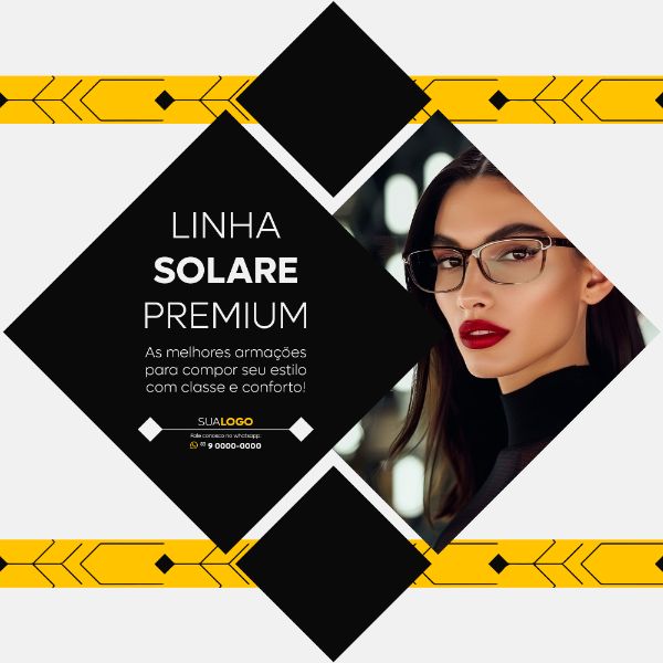 ÓTICA ÓCULOS SOCIAL MEDIA LANÇAMENTO FEED