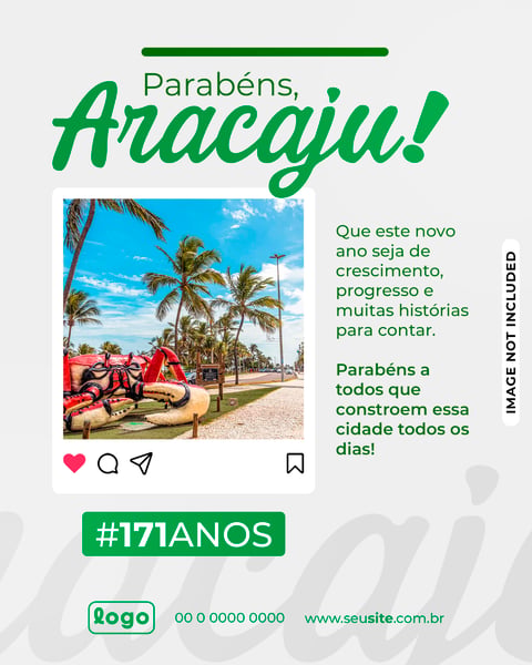 POST CARD ANIVERSARIO DA CIDADE