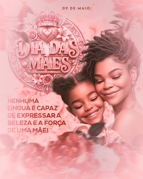 ARTE SOCIAL MEDIA PARA O DIA DAS MÃES MODELO 11