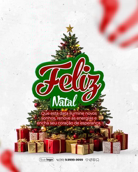 NATAL SOCIAL MEDIA FELIZ NATAL PSD EDITÁVEL 2