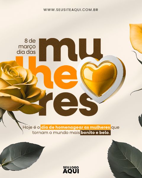 FEED - DIA DA MULHER | MULHERES | PSD EDITÁVEL